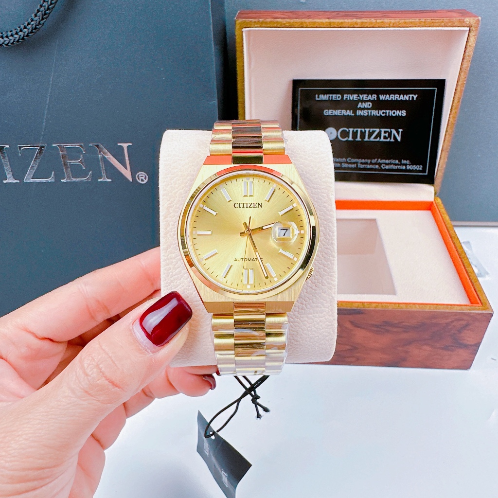 Đồng Hồ Nam Citizen Automatic NJ0150-93E Tsuyosa Watch 40mm, Luxury diamond watch