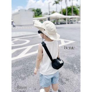 Áo ba lỗ trắng bé trai bé gái