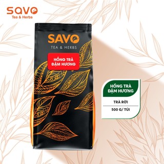 Trà SAVO Hồng Trà Đậm Hương, Hồng trà ướp hương Bergamot - Túi 500gr