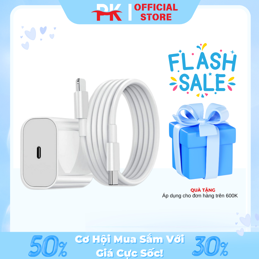 Bộ Sạc Nhanh Didooglt 20W Cao Cấp Không Nóng Máy, Sạc Nhanh An Toàn Ổn Định