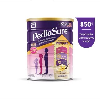 Sữa bột pediasure ít ngọt vani - lon 850g
