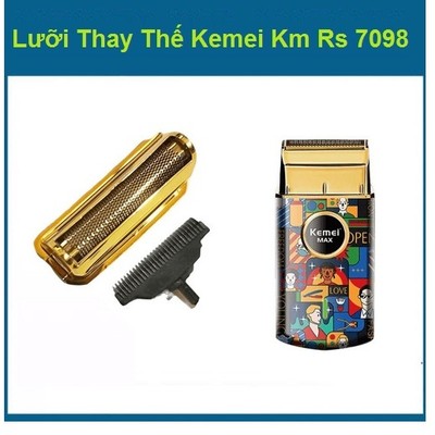 Lưỡi Máy Cạo Râu Chuyên Nghiệp Mẫu Mới Thời Trang Kemei Km RS - 7098