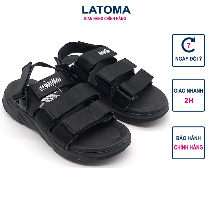 Giày sandal nam nữ trẻ em đế cao 5 cm quai dù siêu nhẹ êm chân thời trang Latoma TA8511 (Nhiều màu)