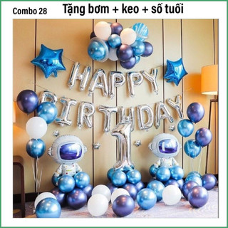 Sét trang trí sinh nhật nhiều mẫu cho bé trai, trang trí sinh nhật tại nhà