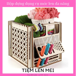 🌸 Hộp đa năng đựng len, cây đan móc len, All in one đa năng 🌸