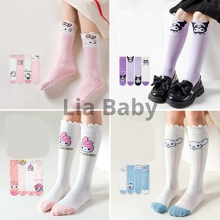 Tất Vớ Cổ Cao Hình Kuromi, Kitty, Melody, Cinnamoroll Cho Bé Gái 1-12 Tuổi