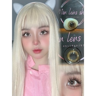 Mẫu lens brown giãn tròng 14.5mm
