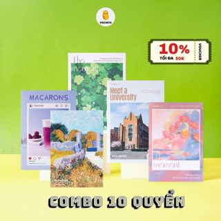 Combo 10 Vở Học Sinh Kẻ Ngang 80/120 Trang (Cả Bìa) CLASSMATE, Vở Viết Cấp 2 Bìa Cán Mờ Chống Nước