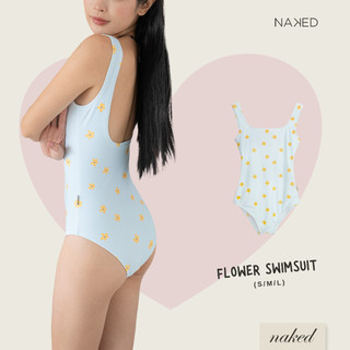 Swimsuit dáng basic NAKED by V - Flower Swimsuit