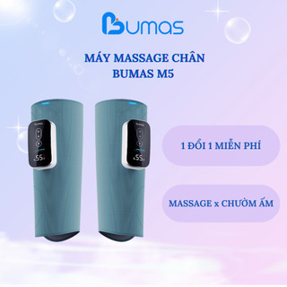 Máy Massage Chân BUMAS M5 - Thư Giãn Nhờ Massage Túi Khí BIONIC Mô Phỏng Bàn Tay Con Người
