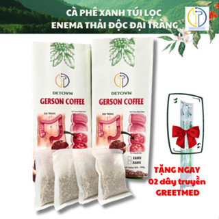 Cà phê thải độc Đại tràng Túi lọc Enema Cafe thải độc Đại tràng 500gr (40 túi lọc tiện lợi)