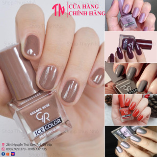 [1] Sơn gel lạnh không hơ máy cao cấp Golden Rose Ice Color mini 6ml siêu bóng móng tay dụng cụ làm móng tay nail