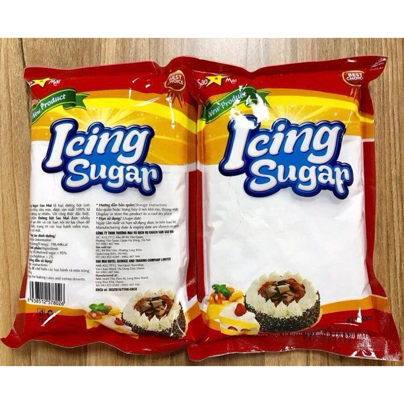 Đường bột icing Sao Mai 500g
