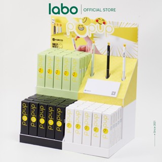 Bút Mực Gel Kaco Smileyword Pop Up Mực Đen Ngòi 0.5mm