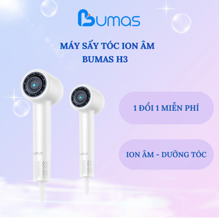 Máy Sấy Tóc Ion  Âm BUMAS H3 - Nhanh Làm Khô Tóc - Bảo Vệ Tránh Hư Tổn Giúp Tóc Luôn Suôn Mượt