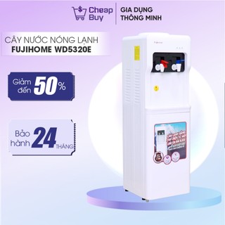 Cây nước nóng lạnh nhập khẩu Nhật Bản Fujihome, máy nước uống nóng lạnh bình lọc nước gia đình, tự ngắt tiết kiệm điện