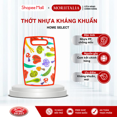 Thớt nhựa Fruit Homeselect, chất liệu nhựa cao cấp, bền bỉ và không chứa các chất độc hại
