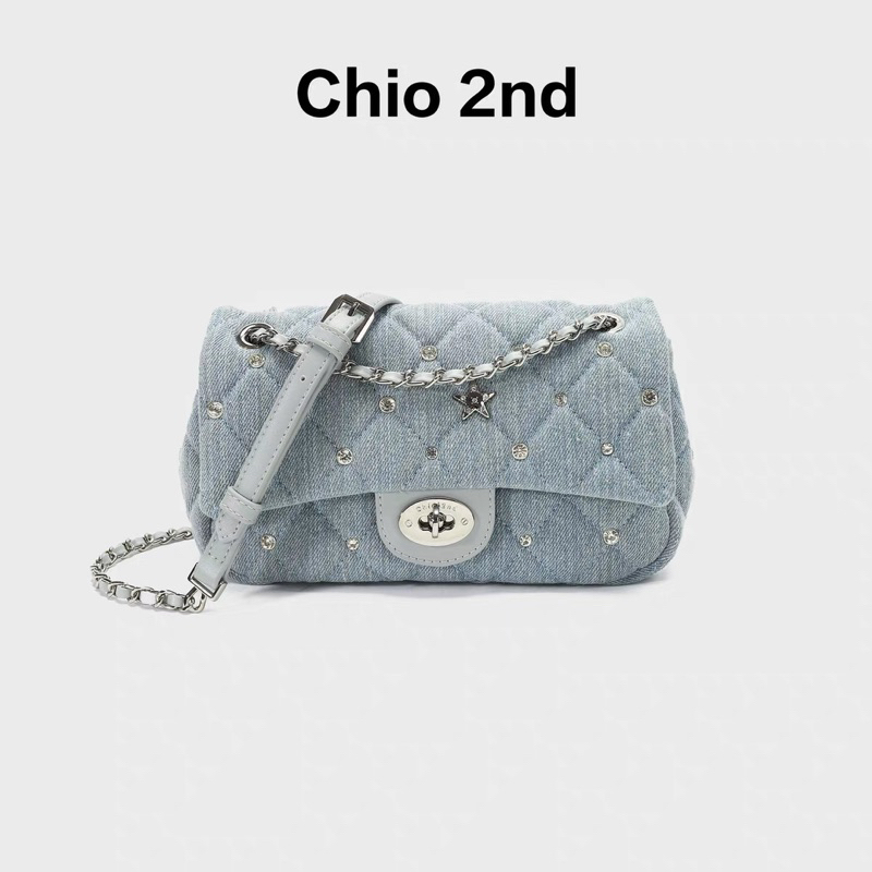[ Sẵn] [CHÍNH HÃNG] Túi xách denim Chio2nd