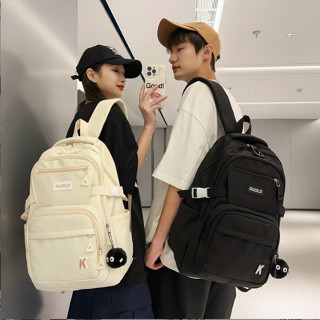 Balo đi học Ulzzang Hàn Quốc trơn basic nam nữ cặp sách đi chơi du lịch thời trang Unisex