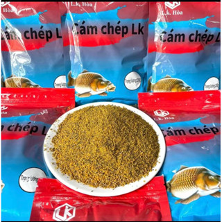 Mồi Câu Cám Chép LK Hoà 250g Chính Hãng Trộn Sẵn Câu Cá Chép- Mồi Câu Cá Chép Siêu Nhạy