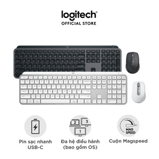 Combo Bàn phím Bluetooth Logitech MX Keys S | Chuột không dây Logitech MX Anywhere 3s
