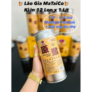 Bia lão gia hương vị hoa quả lão gia nâu 1000ml