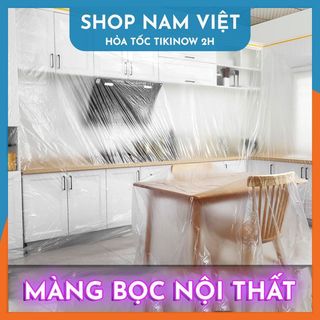 Màng pe bọc nội thất chống bụi chống nước khi thi công