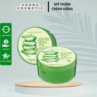 Gel Nha Đam Lô Hội Dưỡng Da Đa Năng Nature Republic 92%  - Chính hãng 100% Hàn Quốc