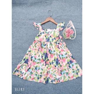 đầm bông nhí cho bé (hàng có sẵn) từ 14_40 ký