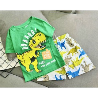 Bộ thun cotton VnXk bé trai -1