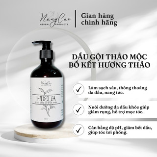 Dầu gội thảo mộc Bồ Kết Trắc Bá Diệp giảm rụng, mọc tóc, mềm mượt NÀNG CÁO