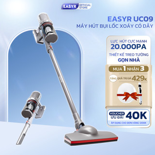 Máy Hút Bụi Có Dây Lốc Xoáy UC09 Cực Mạnh EASYR Lực Hút Siêu Mạnh 20000PA, Công Suất 1400W