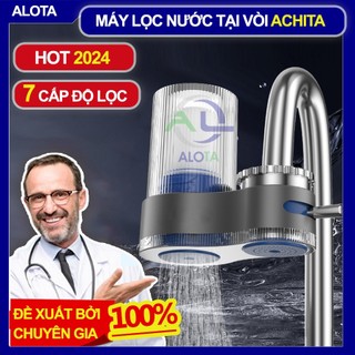 Đầu lọc nước achita d20 lõi gốm ceramic lọc sạch tạp chất, bộ lọc vòi nước mới khử mùi, loại bỏ vi khuẩn