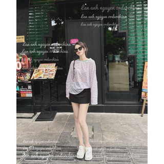 Áo kẻ sọc đơn giản đẹp