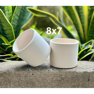 Combo chậu đất nung trụ trồng sen đá, xương rồng
