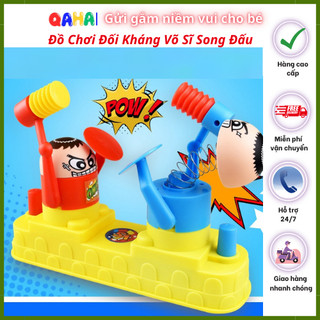 Đồ chơi đối kháng võ sĩ song đấu giải trí đối kháng gõ đầu vui nhộn hấp dẫn - qaha