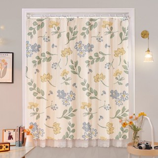 Rèm khoen treo cửa sổ trang trí phòng khách/ban công chất liệu mềm mại