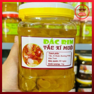 Đác Rim Tắc Xí Muội, Hũ 1kg, Phong Vân Fresh Food