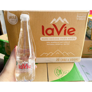 [hỏa tốc] thùng 20 chai nước khoáng Lavie 400ml