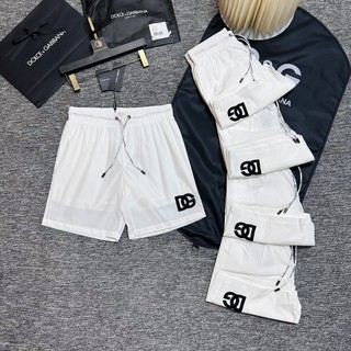 Quần short ngố đùi gió Dolce Gabbana logo DG đùi basic LA 1-1 on web