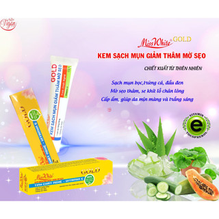 Tinh chất nghệ vitamin E M. iss White giảm thâm mờ sẹo 15g