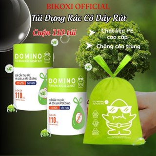 Túi Đựng Rác Bikoxi Có Dây Rút Hộ Gia Đình Dày Dặn