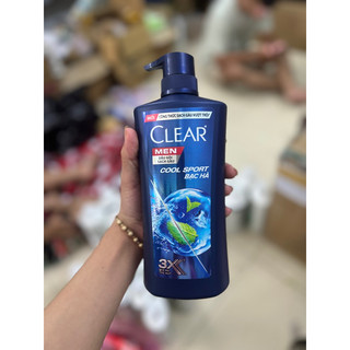 Dầu gội sạch gàu dành cho nam CLEAR Men Cool Sport Bạc Hà 650g