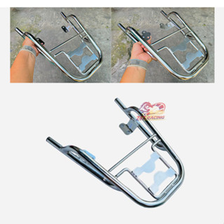 Cảng Sau 2 Tầng V2 INOX gắn xe máy Wave A100 RS100 WaveA110 S110 Blade RSX FULED