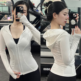 Áo Khoác Mũ Thể Thao Nữ Tập Gym Yoga Ôm Body Thể Dục Chạy Bộ Thoải Mái BEYOUR SPORT