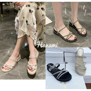 Sandal quai cườm bling nổi bật đi được 2 kiểu gót 3cm tôn dáng  Ảnh thậtFreeship  dép quai hậu nữ QCCC đủ hộp H505 