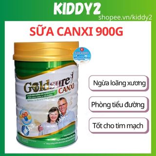 Sữa goldsure canxi dành cho người già tiểu đường và loãng xương lon 900g cao cấp