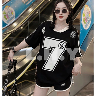 Bộ quần đùi áo thun unisex nữ tay lỡ form rộng chất cotton su (BỘ SỐ 7 ) CAMA STORE M1554