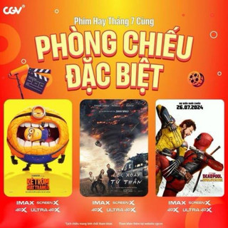 Toàn Quốc - [Evoucher]- 01 vé xem phim 2D CGV ÁP DỤNG GHẾ VIP, CUỐI TUẦN CÓ PHỤ THU