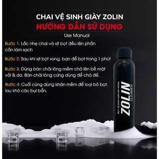 [GT GIFT] Chai Vệ Sinh Giày Zolin